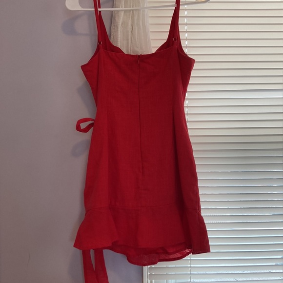 Princess Polly Love Lane Mini Dress Red, size US 6 - Picture 4 of 5